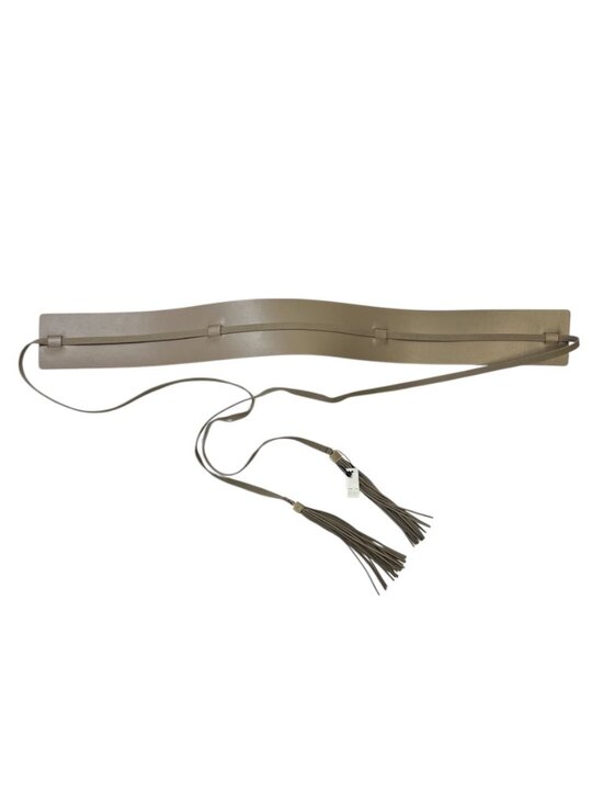 WHBM White House Black Market OBI Belt Taupe Sz xs/s NWT Wide Wrap Tie Belt main image 9